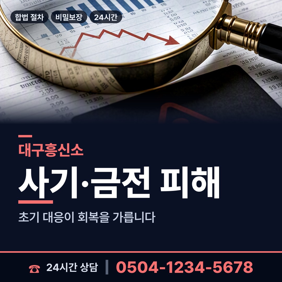대구 검단동 탐정사무소비용 상담 안내